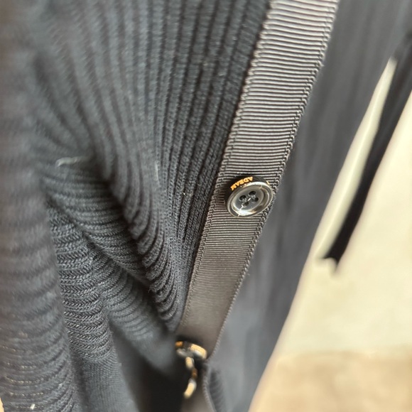 ADEAM Black Cardigan Dress, Size L - Picture 13 of 16